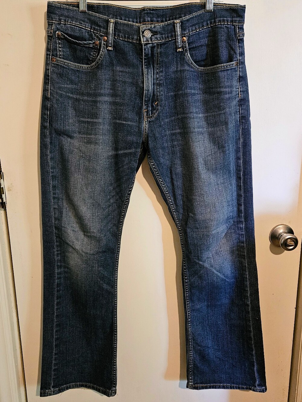 Levi’s 527 Slim Bootcut Jeans Men’s 36x30 Medium Wash Whiskering